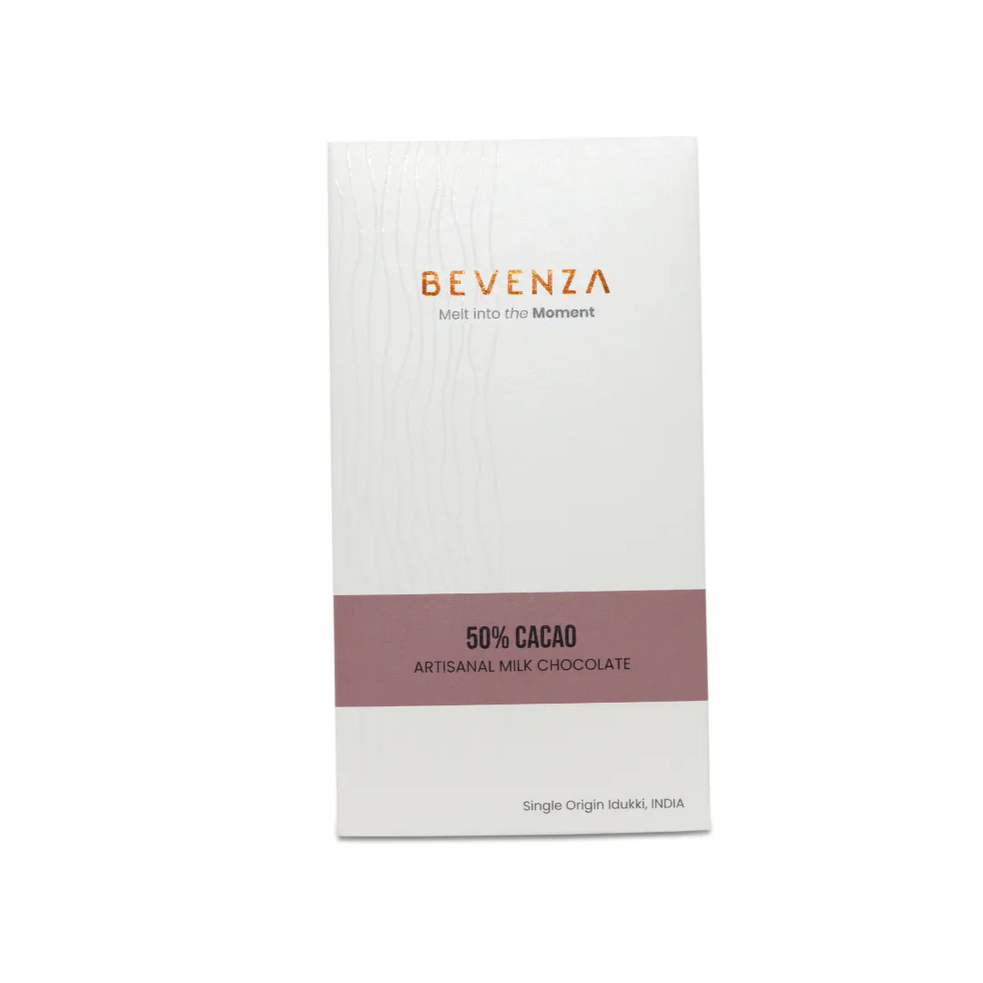 Bevenza 50% Artisanal Milk Chocolate