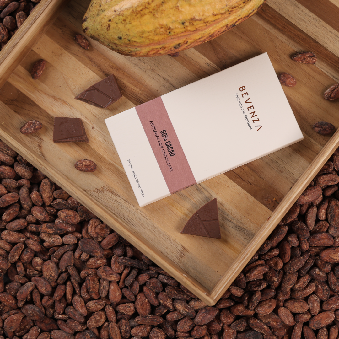 Bevenza 50% Artisanal Milk Chocolate